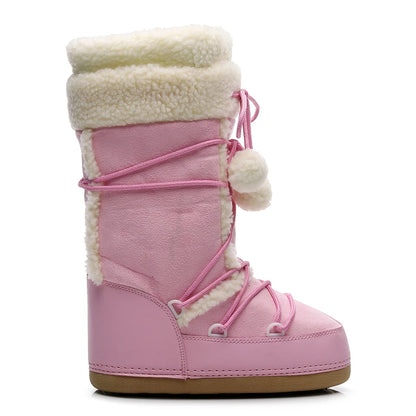 CozyStride Velvet Snow Boots