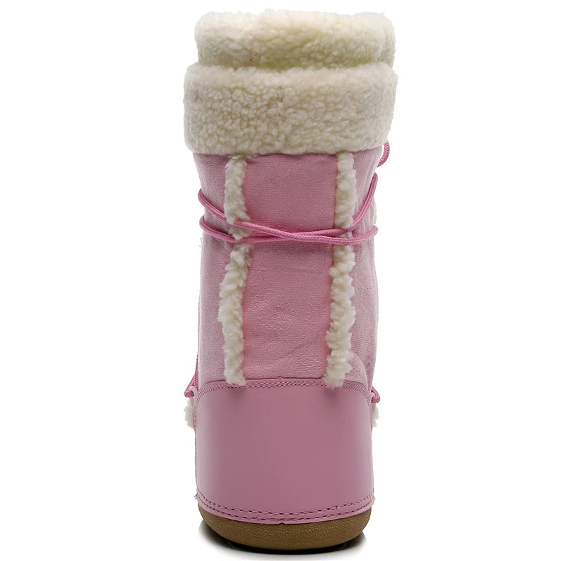 CozyStride Velvet Snow Boots