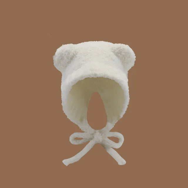 CozyLamb Winter Lace-Up Knitted Beanie