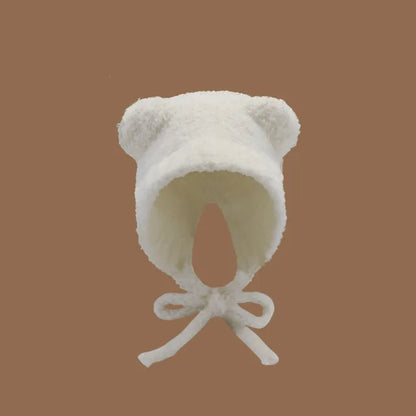 CozyLamb Winter Lace-Up Knitted Beanie